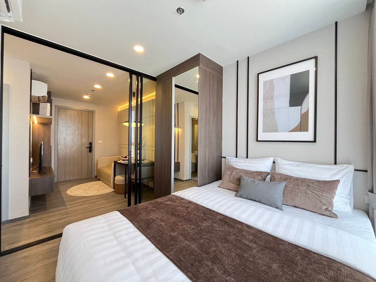 ขายคอนโดลาดพร้าว เซ็นทรัลลาดพร้าว : The origin Ladprao Bangkapi ❤️ 1 bedroom 25.54 ตร.ม. 🚝 ใกล้ MRT บางกะปิ 200 เมตร 🔥 ราคาลดเหลือ 2.89 ล้านบาท*