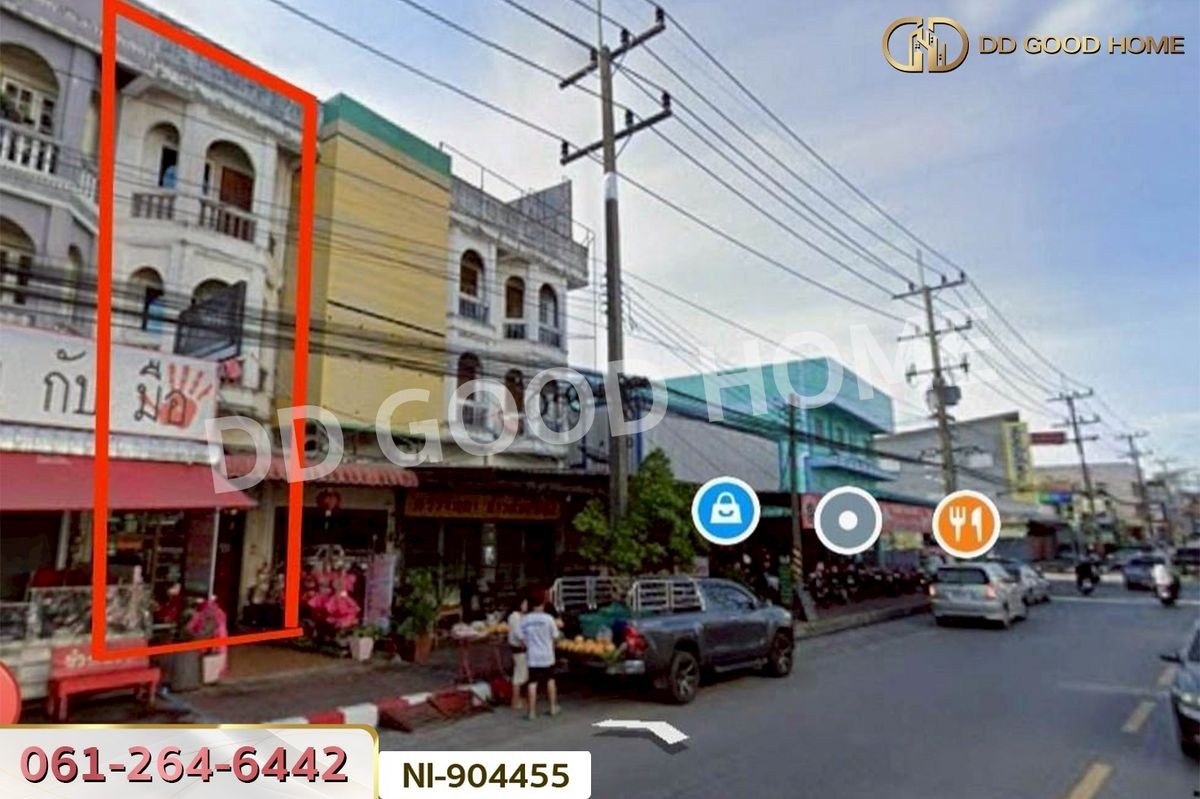For SaleShop HouseNakhon Si Thammarat : NI-904455 Commercial building, Phatthanakan Khu Kwang Road, Nakhon Si Thammarat, near Robinson Ocean