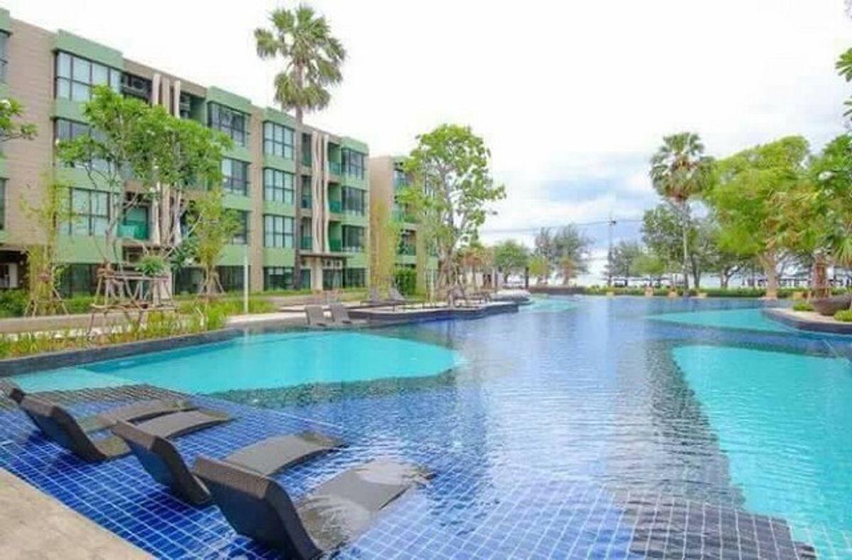 ขายคอนโดชะอำ เพชรบุรี : [ขาย] คอนโดลุมพินี พาร์คบีช ชะอำ | ชั้น 3 | 28 ตร.ม. | 1 นอน | ติดทะเล ใกล้สระ | 1.99 ล้าน