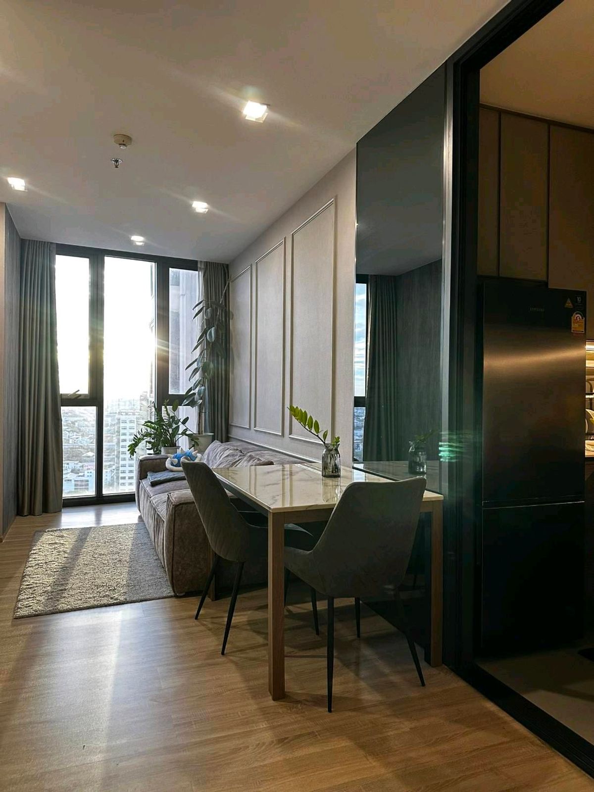 ให้เช่าคอนโดสะพานควาย จตุจักร : The Line Phahonyothin Pradipat 1 Bedroom 40 sqm. High floor For Rent 