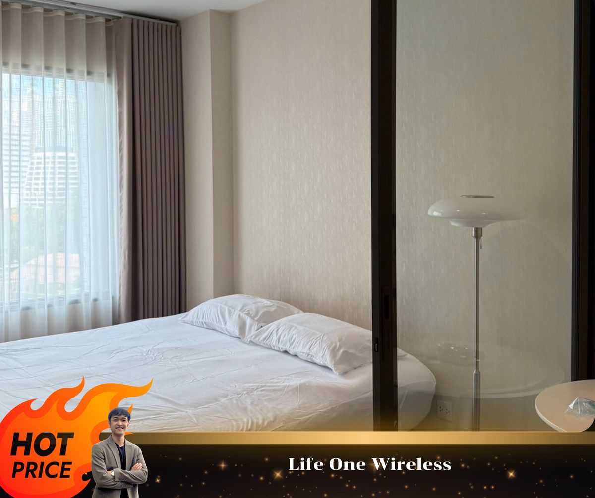 ให้เช่าคอนโดวิทยุ ชิดลม หลังสวน : 𝐅𝐎𝐑 𝐑𝐄𝐍𝐓  🔥 Life One wireless 🔥 ราคาพิเศษ พร้อมเครื่องใช้ไฟฟ้าครบ พร้อมเข้าอยู่ //สอบถามเพิ่มเติมที่ LineID:@thirdproperty