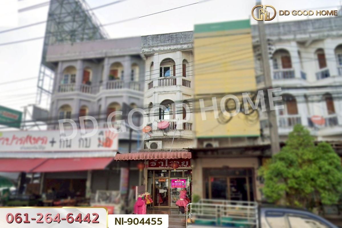 For SaleShop HouseNakhon Si Thammarat : NI-904455 Commercial building, Phatthanakan Khu Kwang Road, Nakhon Si Thammarat, near Robinson Ocean