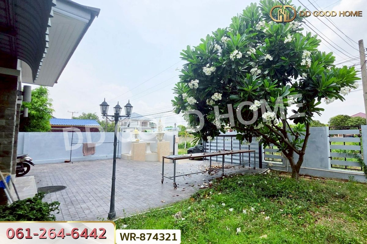 ขายบ้านสิงห์บุรี : WR-874321 บ้านเดี่ยวต้นโพธิ์ ซ.หมู่บ้านมังกรทอง สิงห์บุรี ใกล้ศาลหลักเมือง