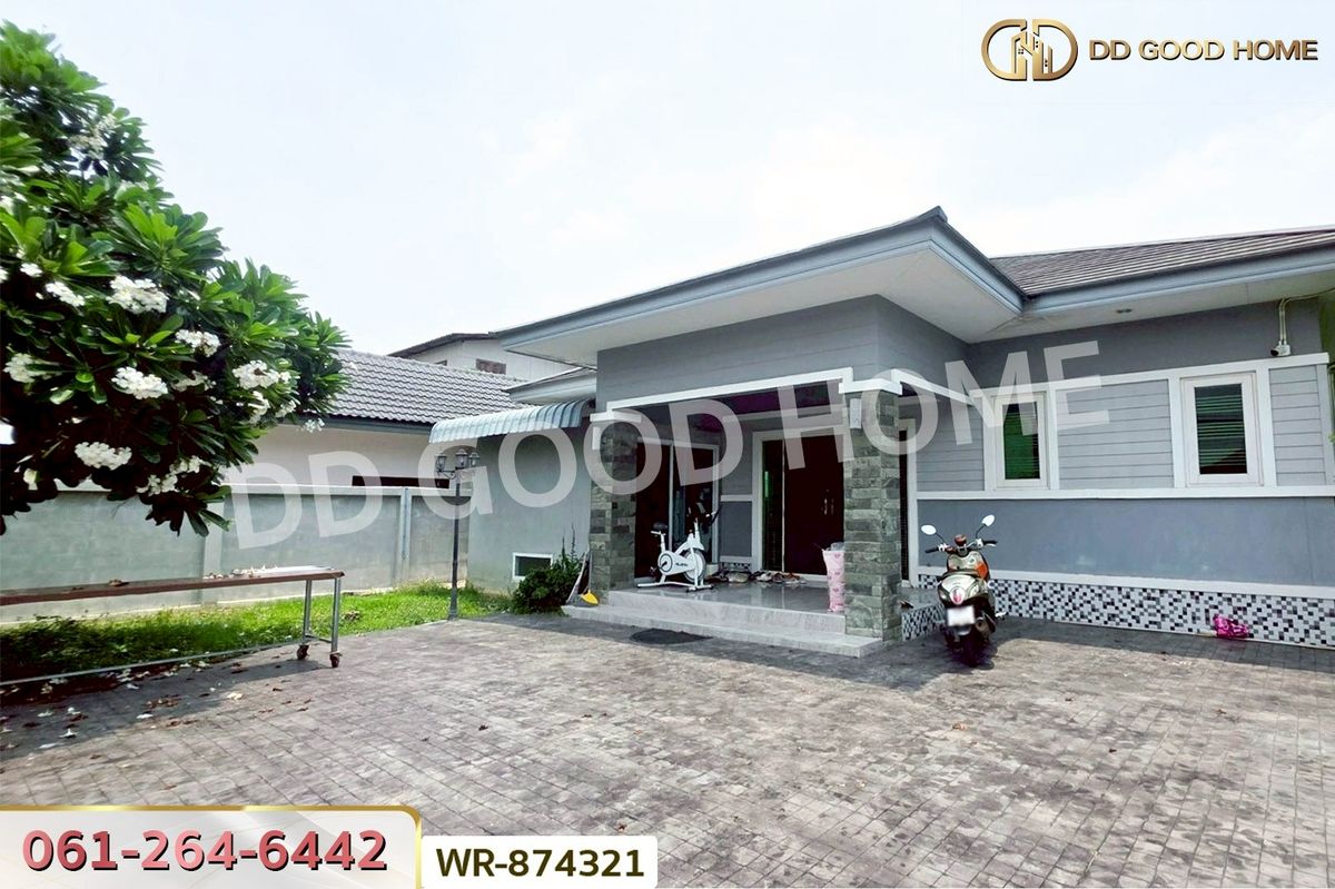 ขายบ้านสิงห์บุรี : WR-874321 บ้านเดี่ยวต้นโพธิ์ ซ.หมู่บ้านมังกรทอง สิงห์บุรี ใกล้ศาลหลักเมือง