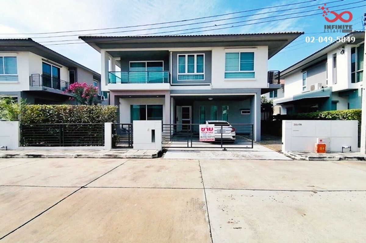 For SaleHousePathum Thani,Rangsit, Thammasat : 2 -storey Ratchapruek detached house for sale.