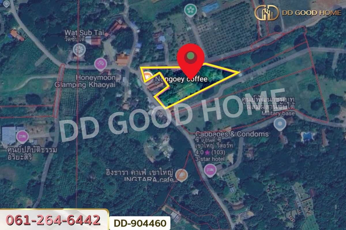 ขายที่ดินโคราช นครราชสีมา : DD-904460 ที่ดินปากช่อง 2 ไร่ 164 ตร.ว. นครราชสีมา ใกล้วัดซับใต้