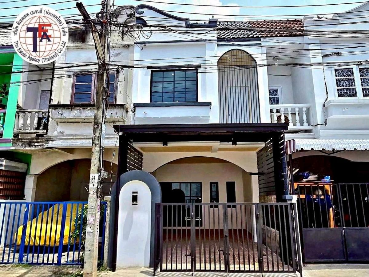 For SaleTownhomeNawamin, Ramindra : 2 storey townhouse for sale, Village Village Along Khlong Song 5, Bang Chan, Nopparat Hospital, Sin Medical Safari, Fashion Island Office of Khlong Sam Wa District Demonstration School, Panyapanya Intrahathai, Hathai Mit, Siam Suan Siam, Min Buri Market