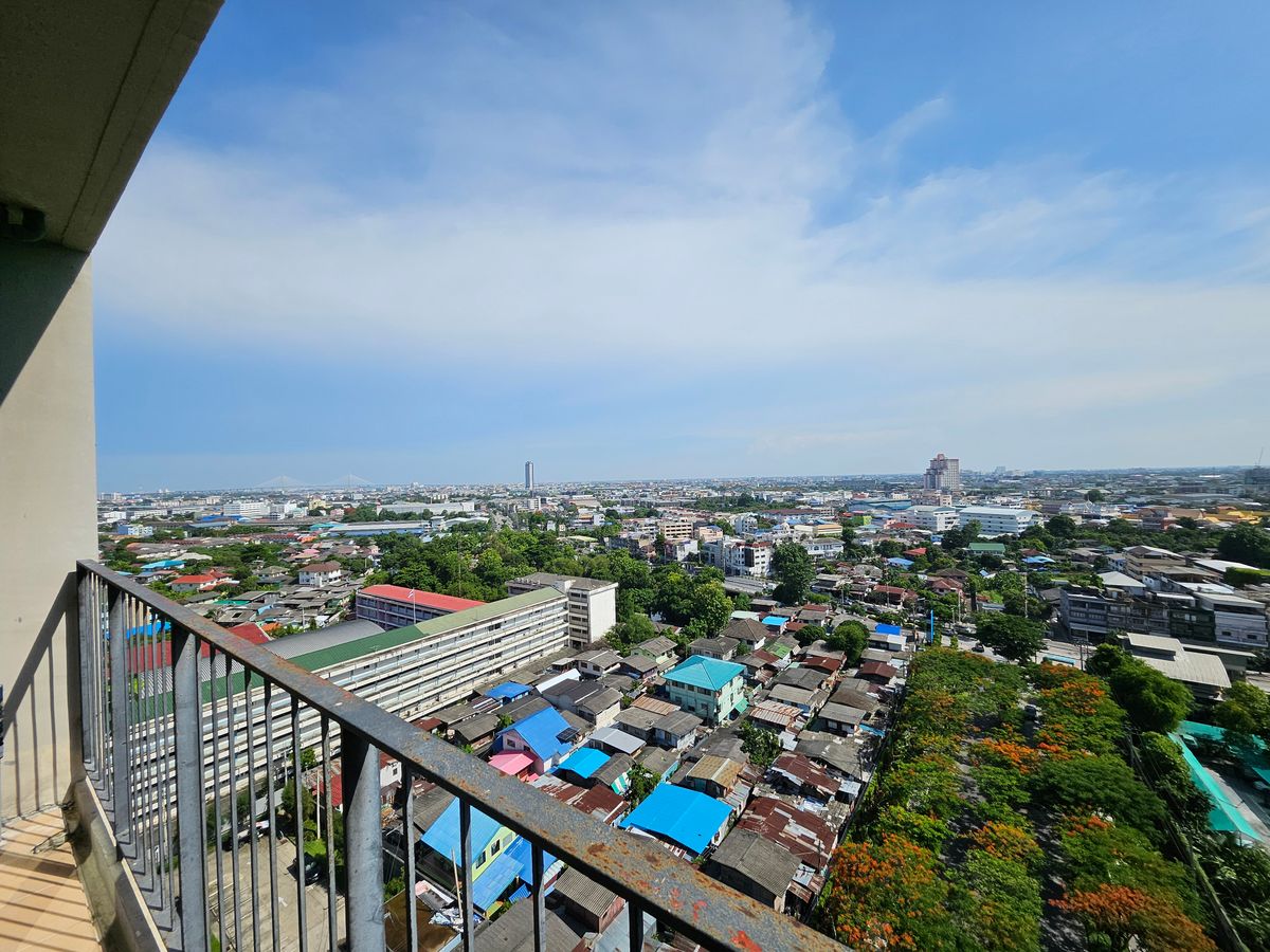 For RentCondoRathburana, Suksawat : High Floor, Stunning City View, Live by the River – Only 7,900 THB/Month! 