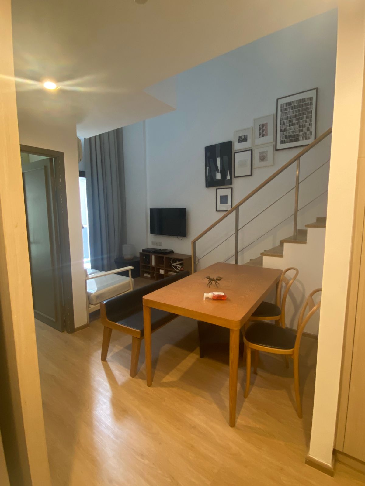 ให้เช่าคอนโดราชเทวี พญาไท : 🔥ให้เช่าด่วน🔥Duplex low-rise maestro ห้องสวย เฟอร์นิเจอร์ครบ เลี้ยงสัตว์ได้ ติด BTS ราชเทวี❗