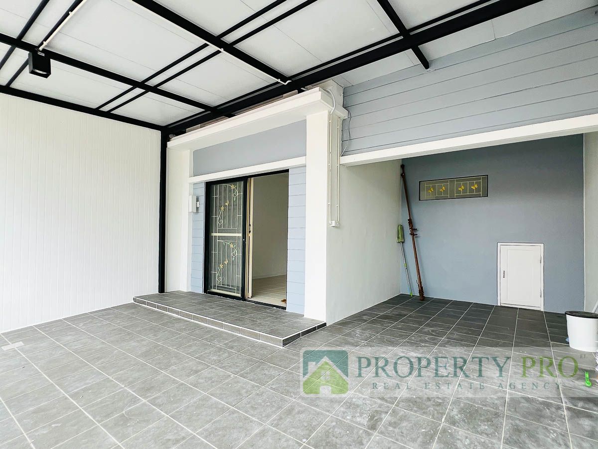 For SaleTownhomePathum Thani,Rangsit, Thammasat : TownHouse for Sale Baan Pruksa 66, 3 Bedroom area 18 Sqw 92 Sqm Near Rangsit, Nawa Nakhon, Khlong Luang, Talaad Thai : EL25S-007