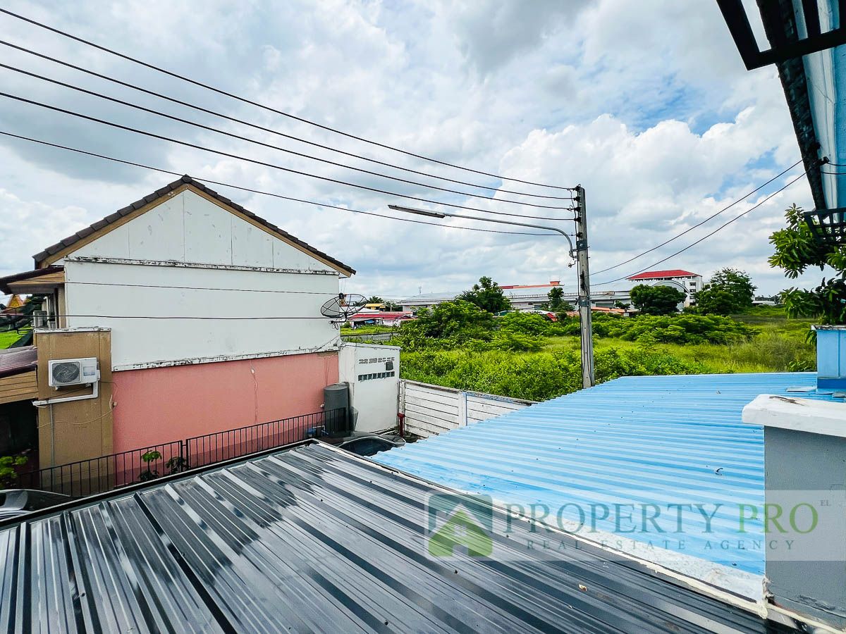 For SaleTownhomePathum Thani,Rangsit, Thammasat : TownHouse for Sale Baan Pruksa 66, 3 Bedroom area 18 Sqw 92 Sqm Near Rangsit, Nawa Nakhon, Khlong Luang, Talaad Thai : EL25S-007