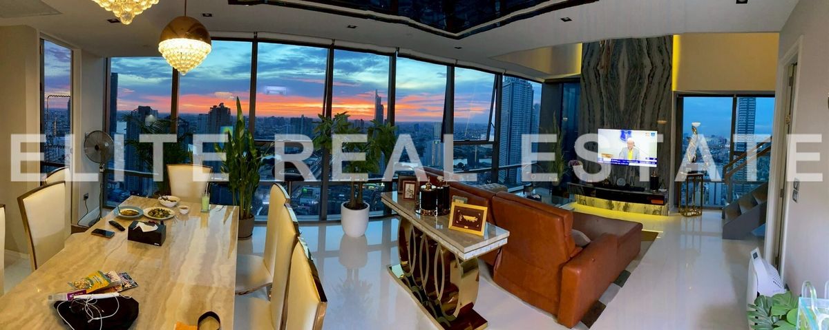 For SaleCondoSathorn, Narathiwat : ✨ The Bangkok Sathorn, Luxury Duplex Just a few rooms in the Rare Project, hurry to occupy before missing the opportunity. 💯