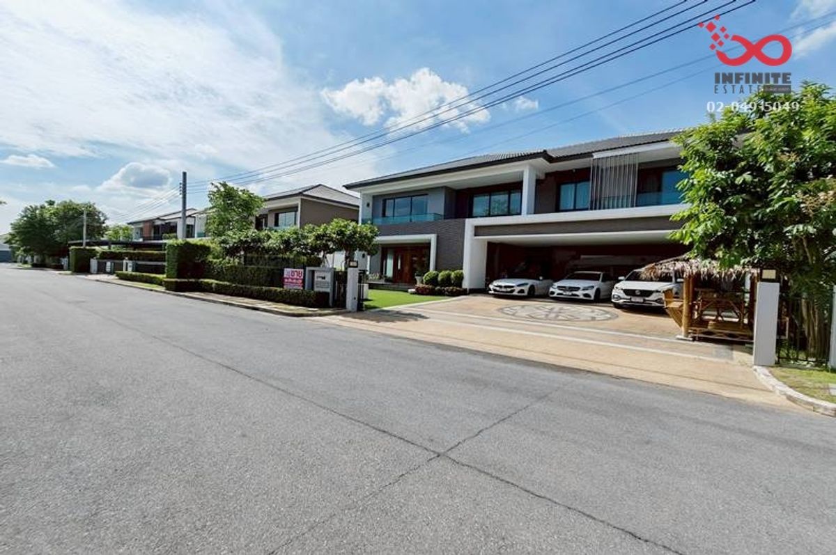 ขายบ้านบางนา แบริ่ง ลาซาล : ขายบ้านเดี่ยวหรู 2 ชั้น เดอะ แกรนด์ ลักซ์ บางนา-สวนหลวง ถนนเลียบคู่ขนานกาญจนาภิเษก ใกล้สนามบินสุวรรณภูมิ