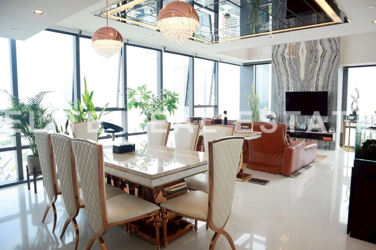 For SaleCondoSathorn, Narathiwat : ✨ The Bangkok Sathorn, Luxury Duplex Just a few rooms in the Rare Project, hurry to occupy before missing the opportunity. 💯