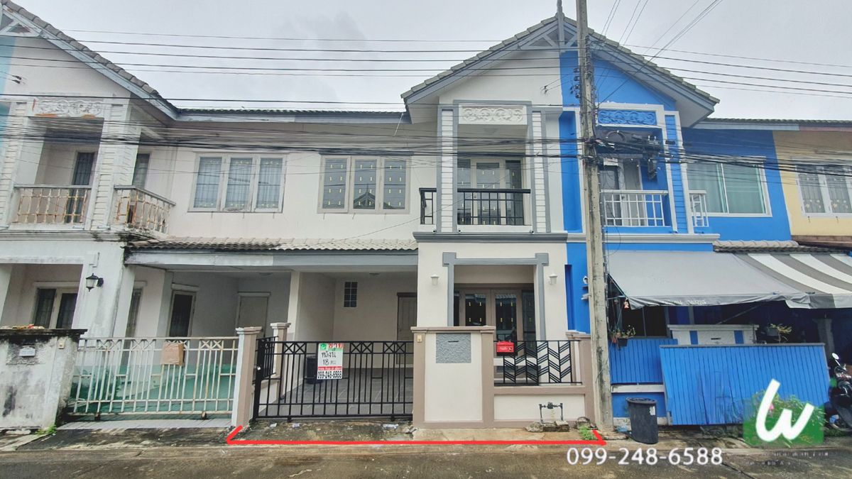 ขายทาวน์โฮมปทุมธานี รังสิต ธรรมศาสตร์ : ขายทาวน์เฮ้าส์ บ้านฟ้าปิยรมย์ เรือนพนา ลำลูกกา คลอง 7 ขนาด18 ตรว 