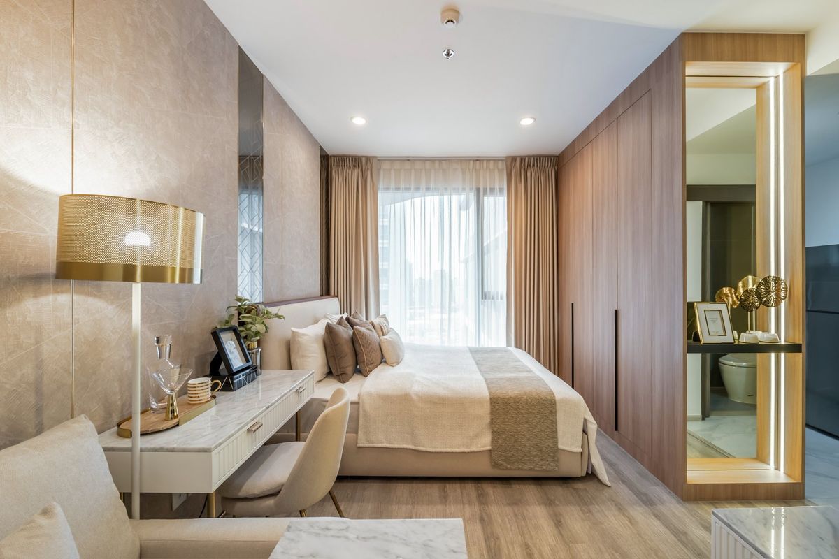 ให้เช่าคอนโดพระราม 9 เพชรบุรีตัดใหม่ RCA : ✨Condo for Rent : Ideo Mobi Asoke ( MRT Phetchaburi ) AP-02 ( line : @condo91 )