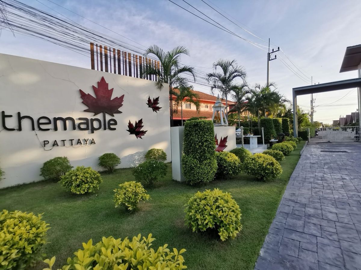 ขายบ้านพัทยา บางแสน ชลบุรี สัตหีบ : 💥𝙐𝙧𝙜𝙚𝙣𝙩 𝙎𝙖𝙡𝙚💥  🍁  The Maple Pattaya, Huay-Yai