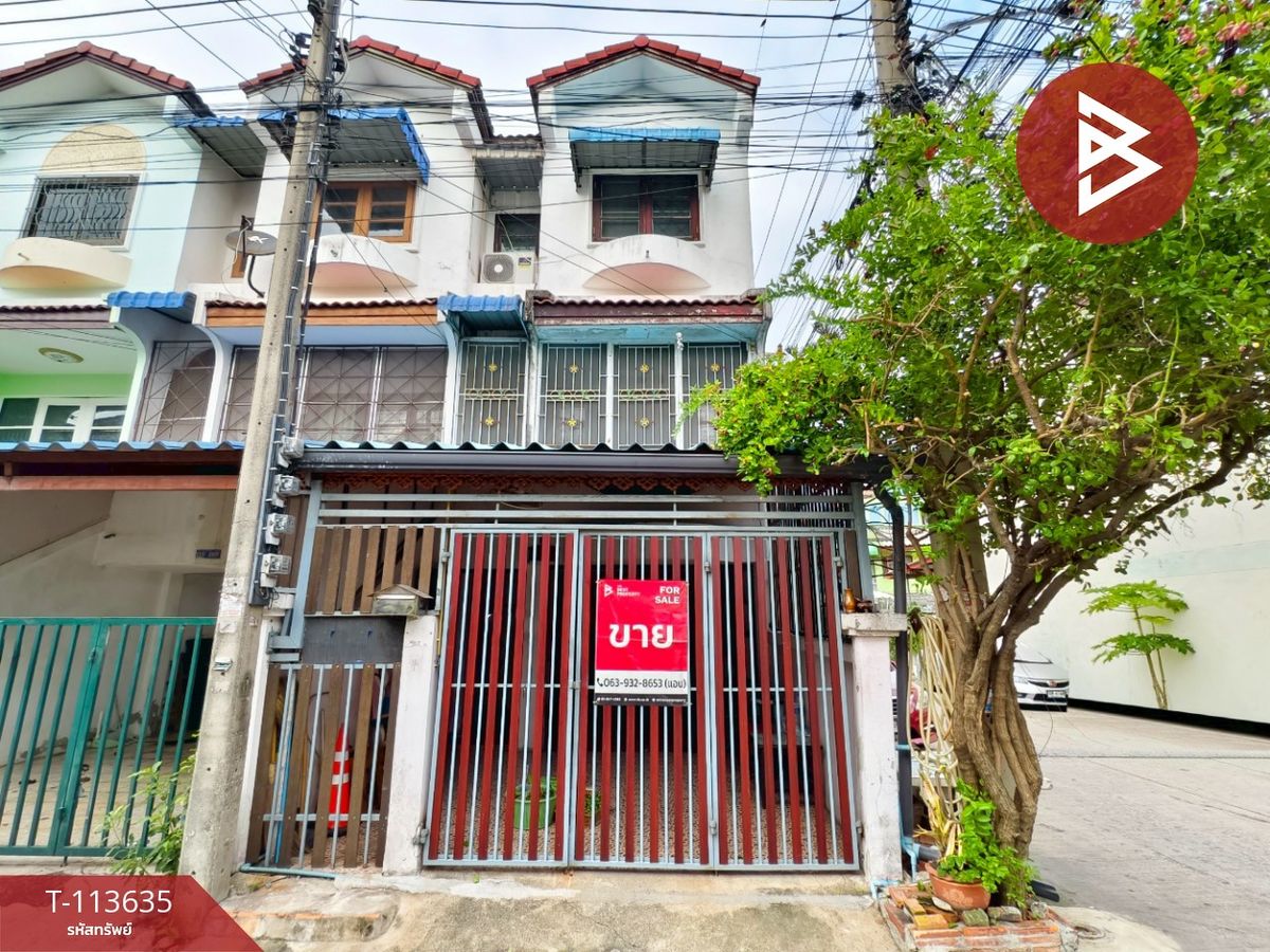 ขายทาวน์โฮมมหาชัย สมุทรสาคร : ขายทาวน์เฮ้าส์ โครงการบ้านสวนรังสี2 (Baan Suan Rangsi2) ท่าทราย สมุทรสาคร