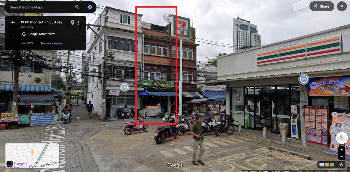ให้เช่าอาคารพาณิชย์เกษตรศาสตร์ รัชโยธิน : RB060025 ให้เช่า อาคารพาณิชย์ 4ชั้น ย่านรัชโยธิน ใกล้ BTS รัชโยธิน 4นาที