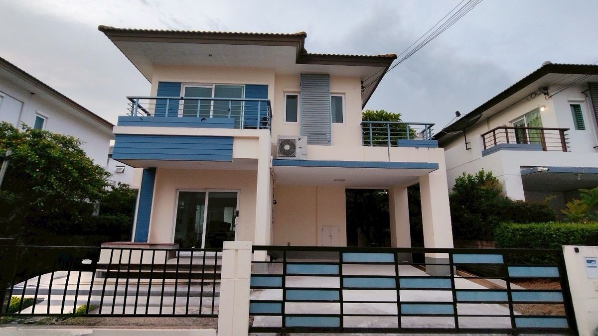 บ้านพระราม 2 บางขุนเทียน : 🏠 ขาย / ให้เช่า บ้านเดี่ยว 2 ชั้น หมู่บ้านสราญสิริ ท่าข้าม – พระราม 2  ทำเลดีมาก! ใกล้ รร.สวนกุหลาบวิทยาลัย ธนบุรี เพียง 1 กม.