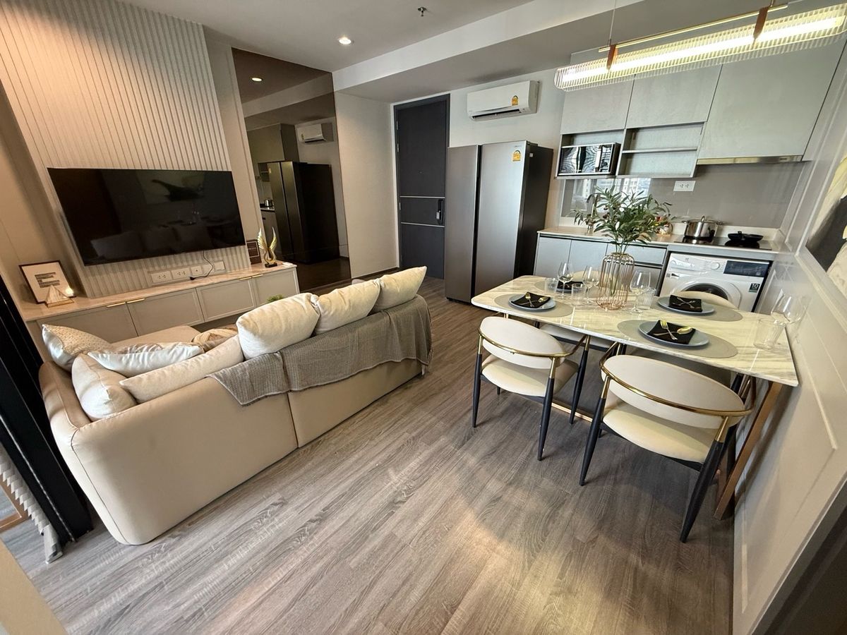 ให้เช่าคอนโดราชเทวี พญาไท : 🏬 IDEO Mobi Rangnam (ไอดีโอ โมบิ รางน้ำ) ให้เช่า‼️2Br 2Baht 58 sq.m. ชั้นสูง วิวสวยมาก..ไม่ Block วิว + Bathtub 🛁 ห้องใหม่💯 ไม่เคยมีใครเข้าอยู่