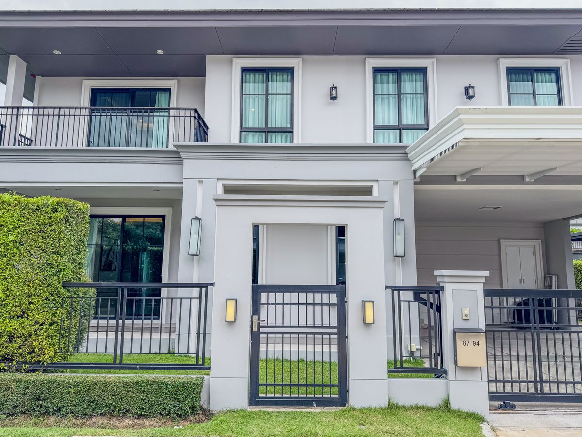 ขายบ้านแจ้งวัฒนะ เมืองทอง : ขายราคาดีที่สุด🚩Setthasiri Chaengwattana-Prachachuen 2 “APATITE“ 87.60 ตร.ว. บ้านตกแต่งพร้อมอยู่ ติดตั้งประตูนิรภัย