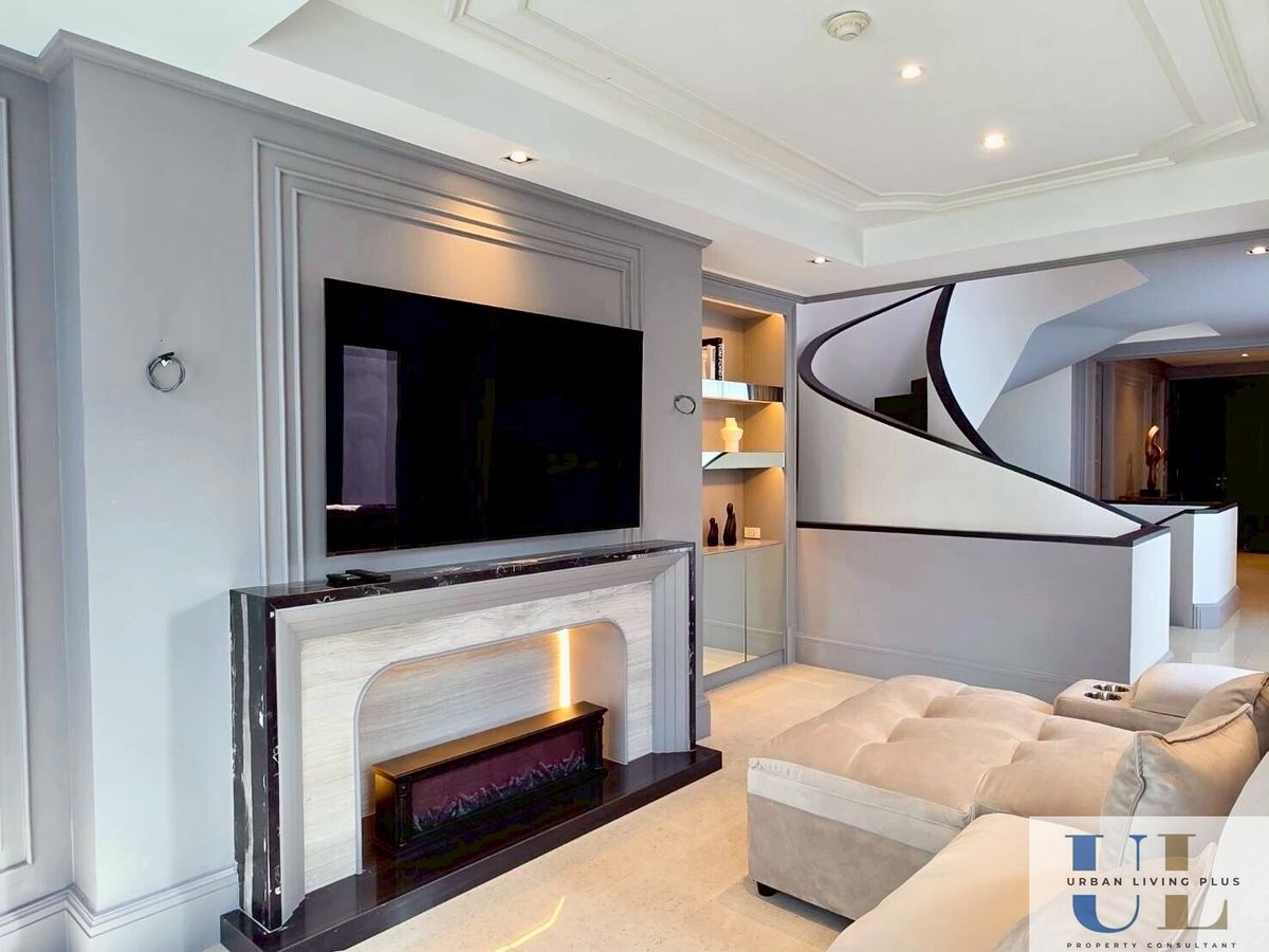 ขายคอนโดสาทร นราธิวาส : ( U20250528400 ) Tel/Line 096-2479369 , สำหรับขาย บ้าน ลักซ์ - สาทร เพนส์เฮ้า 3 ห้องนอน 3 ห้องน้ำ 303.59 ตร.ม. ตกแต่งพร้อมอยู่ สวยมาก