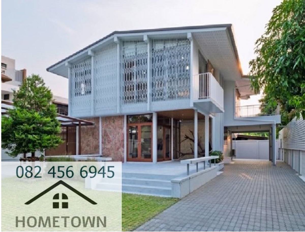 For RentHouseOnnut, Udomsuk : For Rent, 2 -story house rental, Soi Pridi Phanomyong 25, new renovation (Ekkamai Soi 10), good location