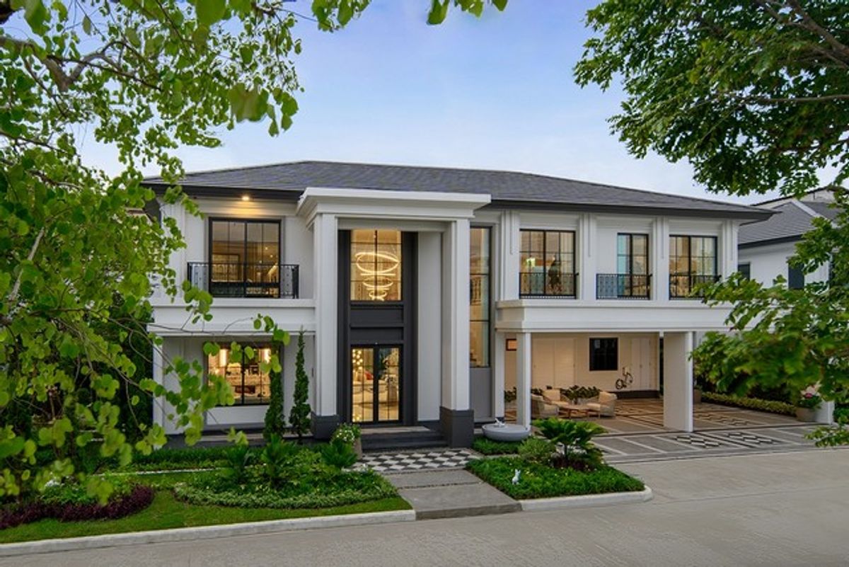 For SaleHouseLadkrabang, Suwannaphum Airport : Detached house, new project Bang Na-Suvarnabhumi is very inviting. 5 bedrooms, Siri by Sansiri Bang Phli, Samut Prakan