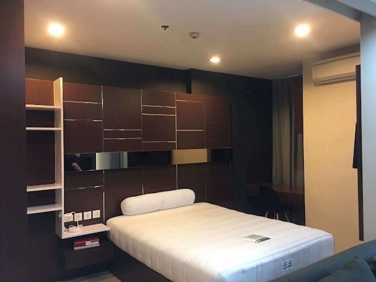 ให้เช่าคอนโดราชเทวี พญาไท : ให้เช่า 1 ห้องนอน 34 ตรม. ตกแต่งสวย Ideo Q Ratchatewi ใกล้ BTS ราชเทวี 300 ม. โทร.062-339-3663