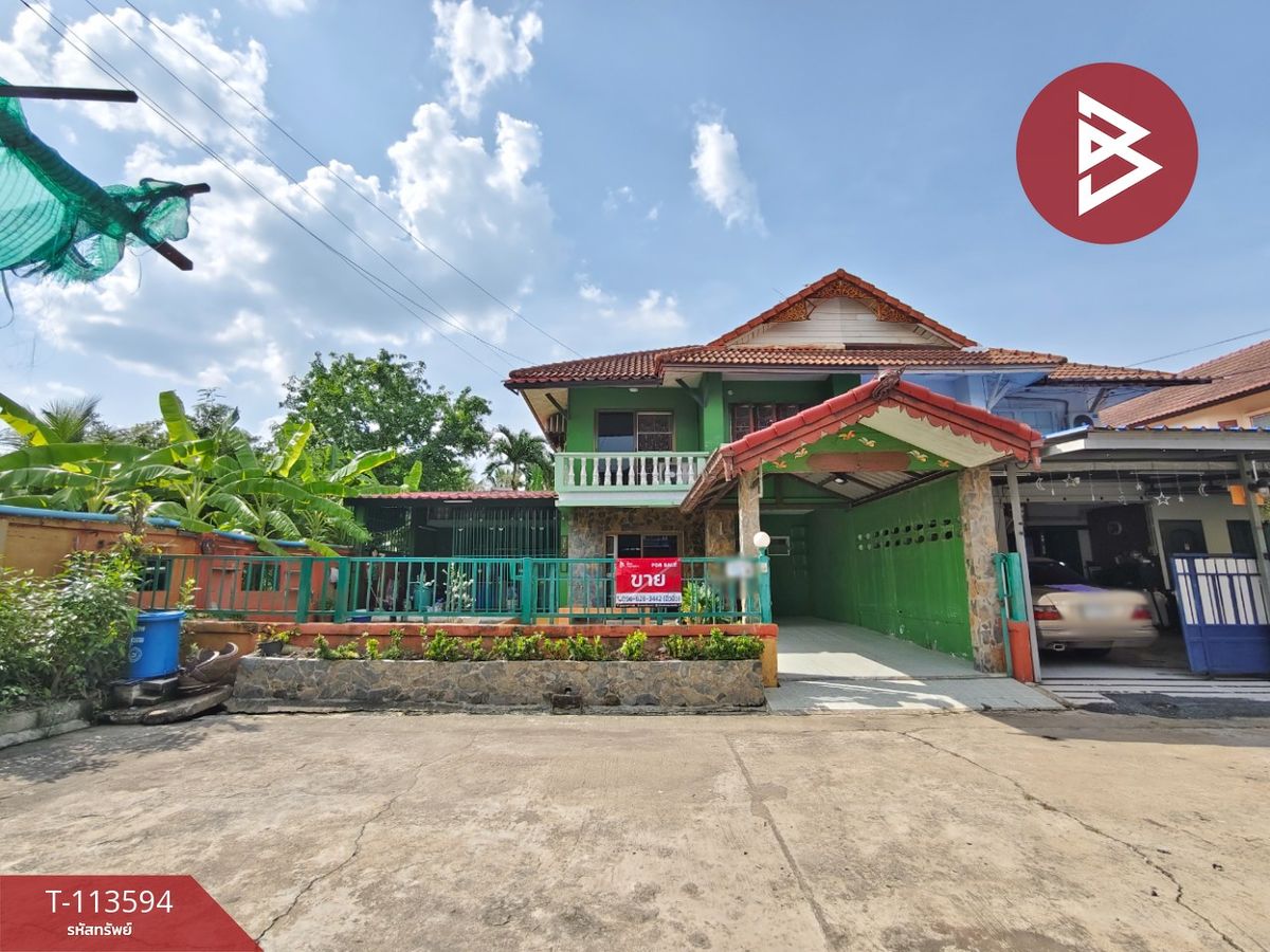 ขายนครปฐม : ขายบ้านแฝด หมู่บ้านพฤกษา4 นครชัยศรี พุทธมณฑล นครปฐม