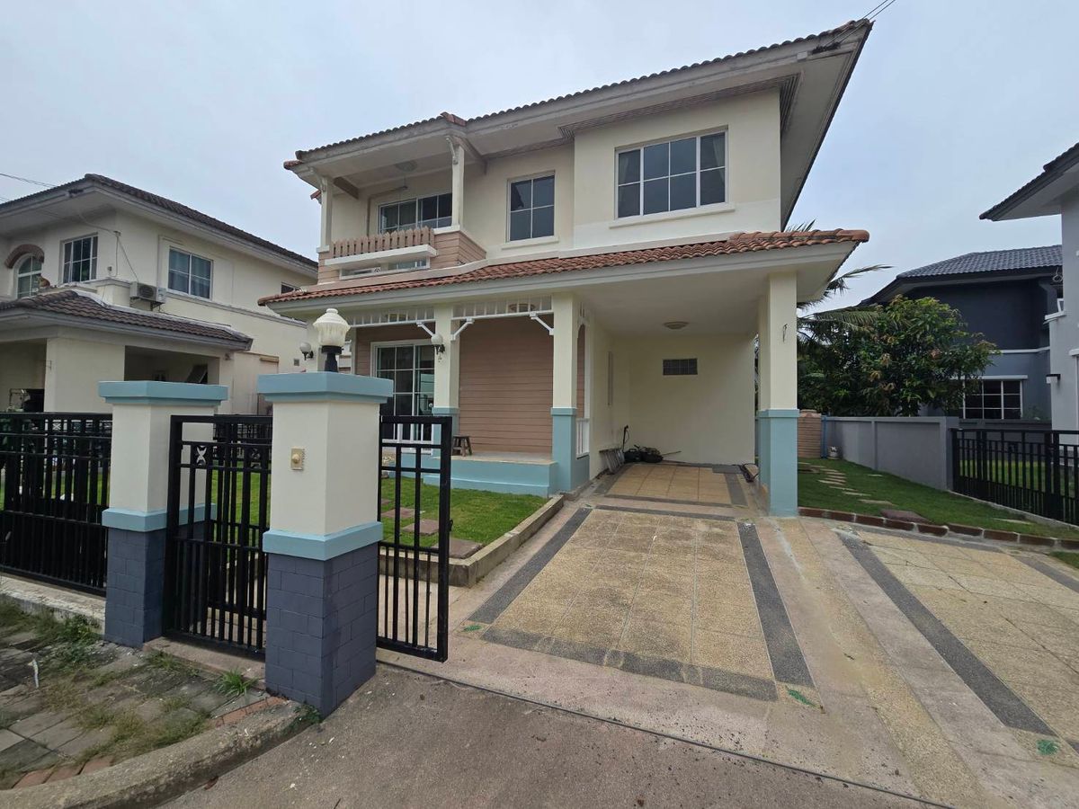 ให้เช่าบ้านพุทธมณฑล ศาลายา : ให้เช่าบ้านแบรนด์แลนด์แอนด์เฮ้าส์ (บ้านเปล่า) หมู่บ้านมัณฑนา ซอยทวีวัฒนา 59 ทำเลดีมาก ใกล้มหิดลศาลายาออกถนนบรมราชชนนีไม่เกิน 5 นาที (เลี้ยงสัตว์พันธุ์เล็กได้1-2 ตัว)