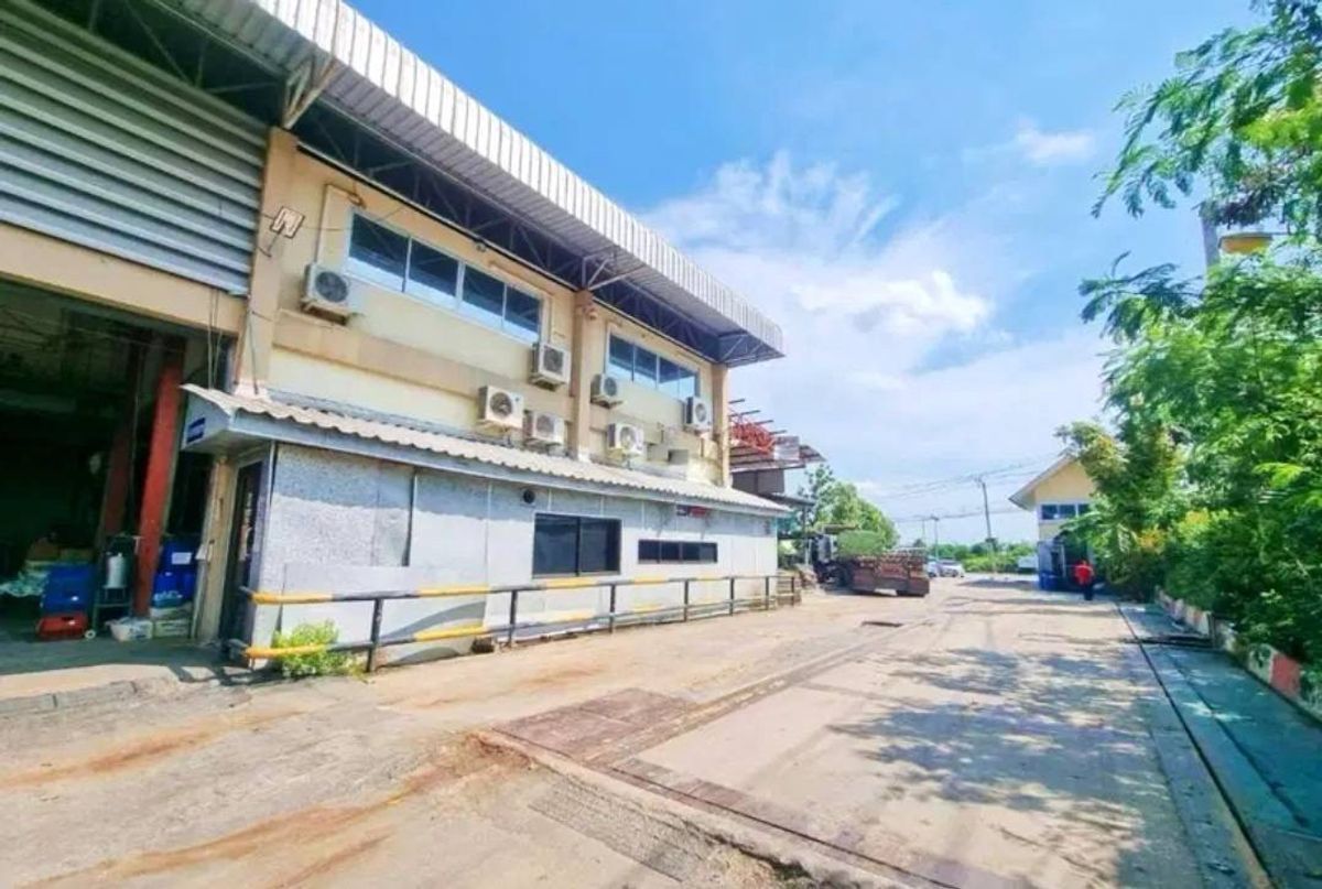 ขายโรงงานสมุทรปราการ สำโรง : ขายที่ดิน โรงงาน พร้อมอาคาร ถนนบางเสาธง จ.สมุทรปราการ 