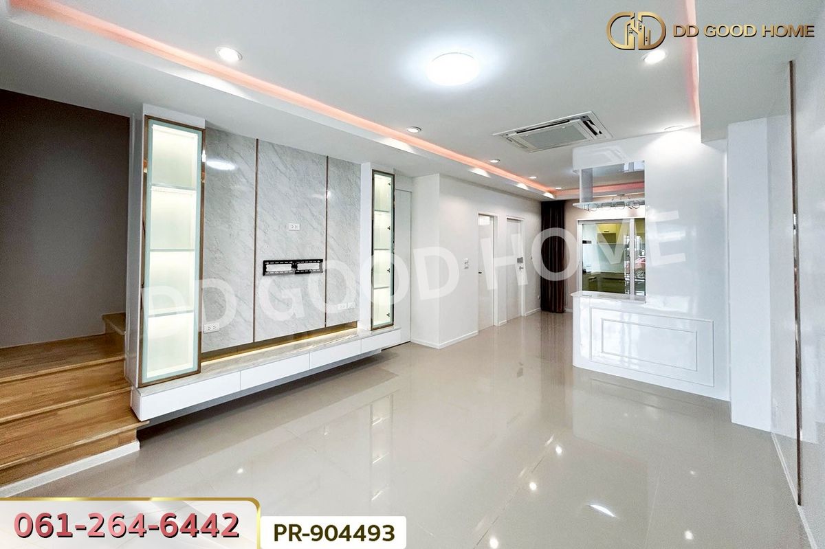 ขายทาวน์โฮมลาดกระบัง สุวรรณภูมิ : AW-904493 ทาวน์โฮมหลังมุม บ้านกลางเมือง สวนหลวง พร้อมอยู่