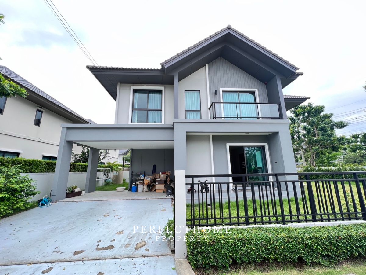 ขายบ้านพุทธมณฑล ศาลายา : บ้านเดี่ยวหลังมุม ใกล้มหิดล เพฟ ปิ่นเกล้า-ศาลายา 4 ห้องนอน 3 ห้องน้ำ แปลงใหญ่สุดในโครงการ