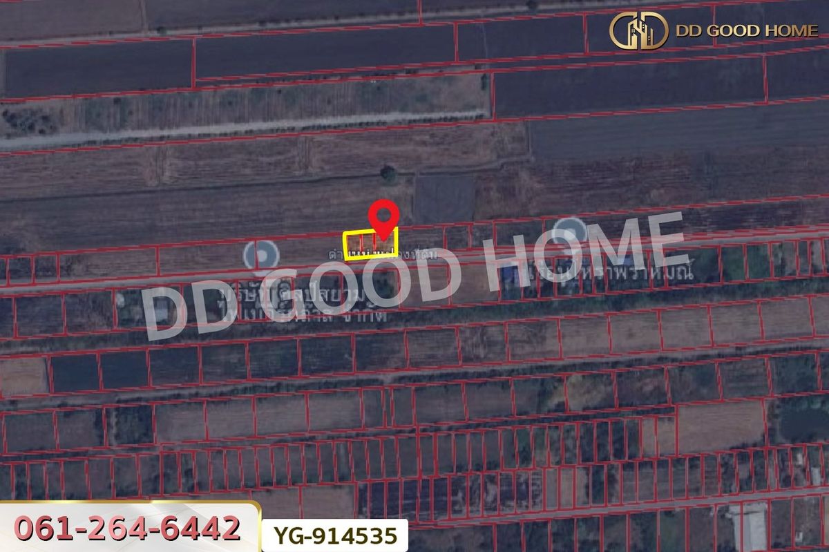 ที่ดินนนทบุรี บางใหญ่ บางบัวทอง : GF-914535 ที่ดินไทรน้อย 200 ตร.ว. นนทบุรี ใกล้วัดปลายคลองขุนศรี