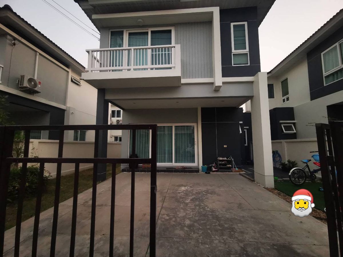 ให้เช่าบ้านปทุมธานี รังสิต ธรรมศาสตร์ : 🏡✨ ให้เช่าบ้านแฝด 2 ชั้น บรรยากาศดี เงียบสงบ ร่มรื่น ใกล้ลำลูกกา คลอง 6 📍โครงการศุภาลัย ไพรด์ วงแหวน – ลำลูกกา คลอง 6