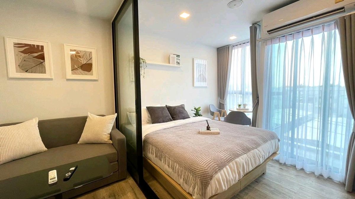 ให้เช่าคอนโดรัชดา ห้วยขวาง : Atmoz รัชดา ✨️ตรงข้ามสถานทูตลาว