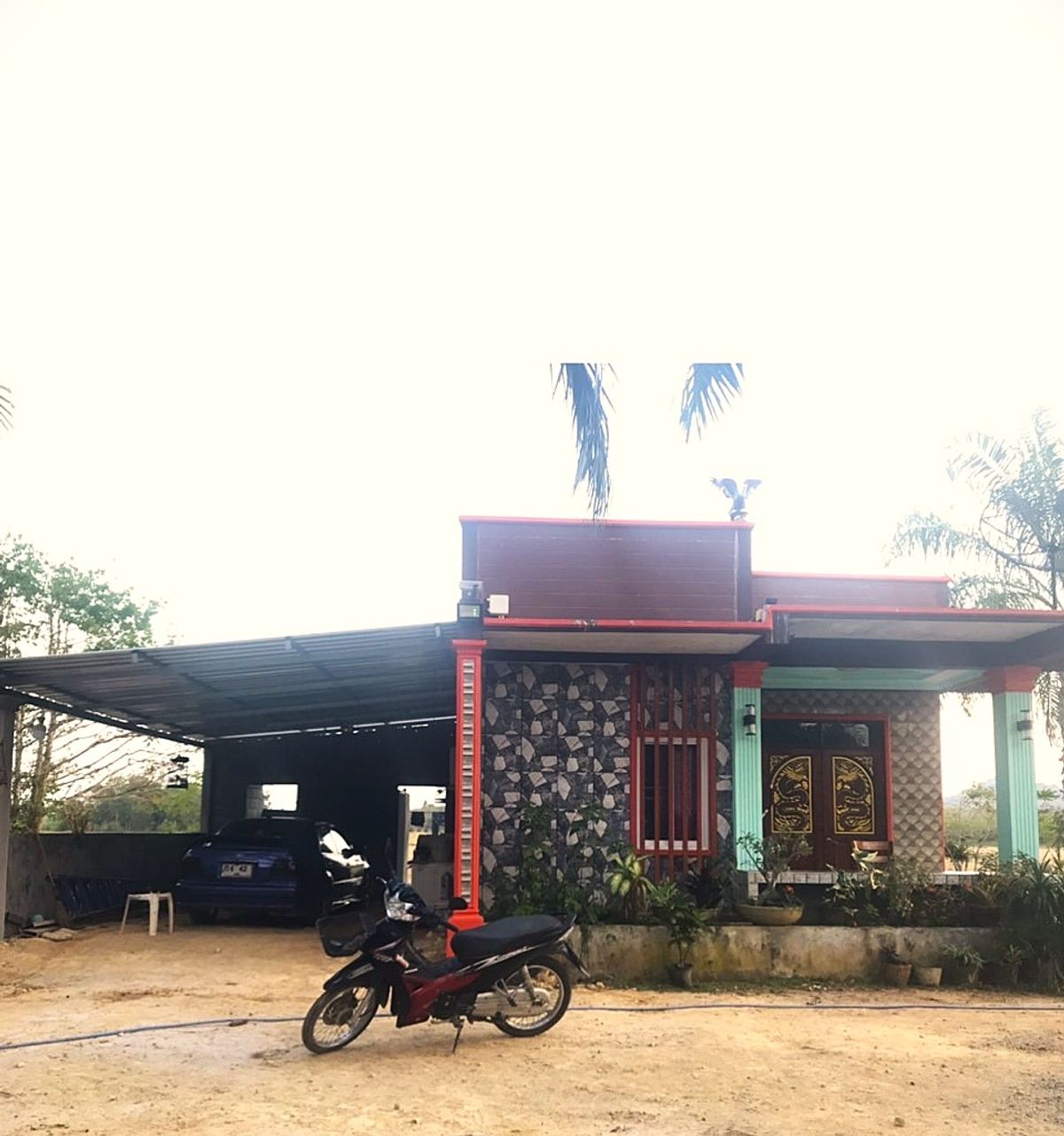 ขายบ้านนครศรีธรรมราช : ขายบ้านเดี่ยวชั้นเดียวพร้อมที่ดิน เนื้อที่ 1 งาน 77 ตรว. พร้อมบ้านหลังเล็กหนึ่งหลัง อ.ร่อนพิบูลย์ จ.นครศรีธรรมราช บ้านสวย บรรยากาศดี วิวทุ่งนา ภูเขา ใกล้น้ำตกคูหาสวรรค์, สถานีรถไฟชุมทางเขาชุมทอง, บ้านเดี่ยว, ร่อนพิบูลย์, นครศรีธรรมราช,