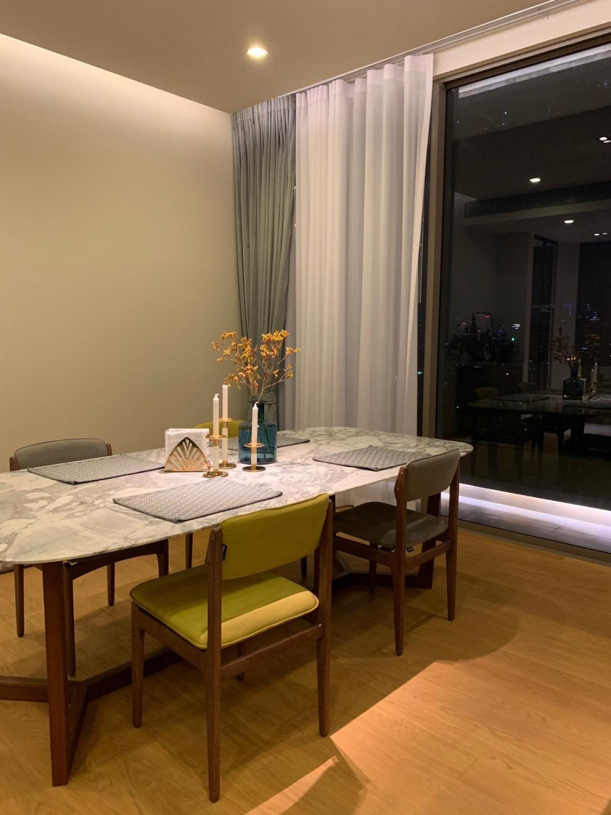 ให้เช่าคอนโดสีลม ศาลาแดง บางรัก : Saladaeng One, 2 bed, 110000 per month