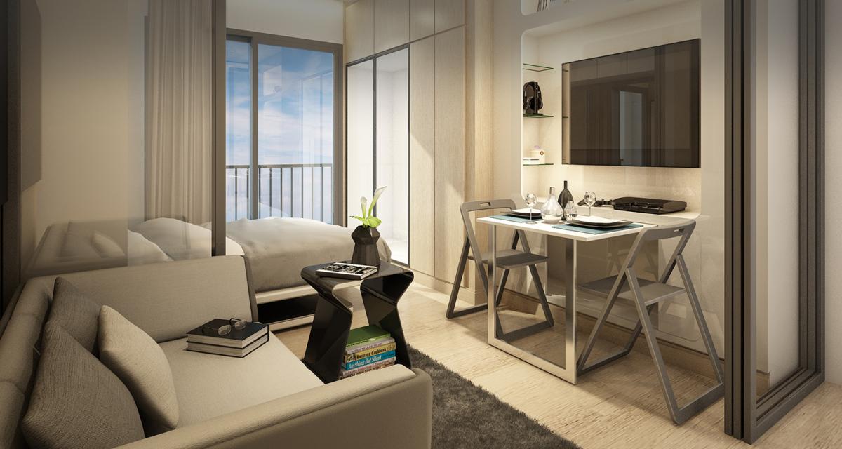 For RentCondoSiam Paragon ,Chulalongkorn,Samyan : IDEO Q Chula-Samyan, Studio bed, 21000 per month