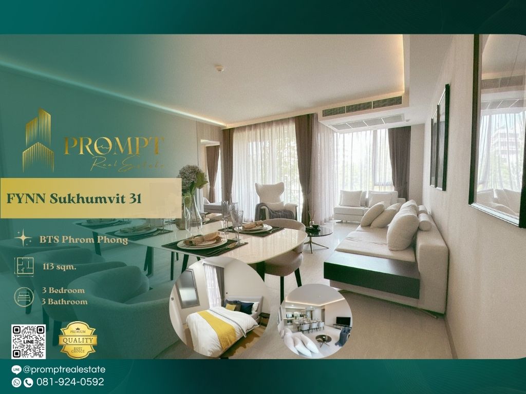 For RentCondoSukhumvit, Asoke, Thonglor : EF00865 - FYNN Sukhumvit 31 :  ฟินน์ สุขุมวิท 31 - BTS Phrom Phong / MRT Asoke