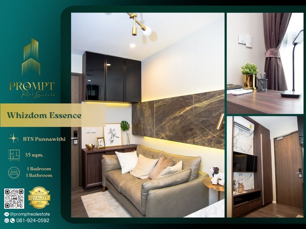 For RentCondoOnnut, Udomsuk : WX01272 - Whizdom Essence  :  วิสซ์ดอม เอสเซ้นส์ - BTS Punnawithi / BTS Udomsuk / Southeast Bangkok College