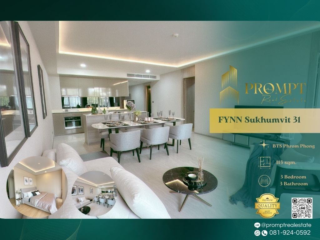 For RentCondoSukhumvit, Asoke, Thonglor : EF00865 - FYNN Sukhumvit 31 :  ฟินน์ สุขุมวิท 31 - BTS Phrom Phong / MRT Asoke