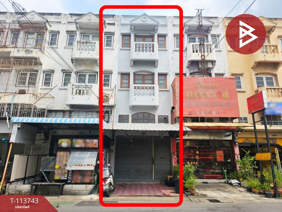 For SaleShop HouseVipawadee, Don Mueang, Lak Si : Commercial building for sale Soi Ngamwongwan 47, area 17 sq.w. Lak Si, Bangkok