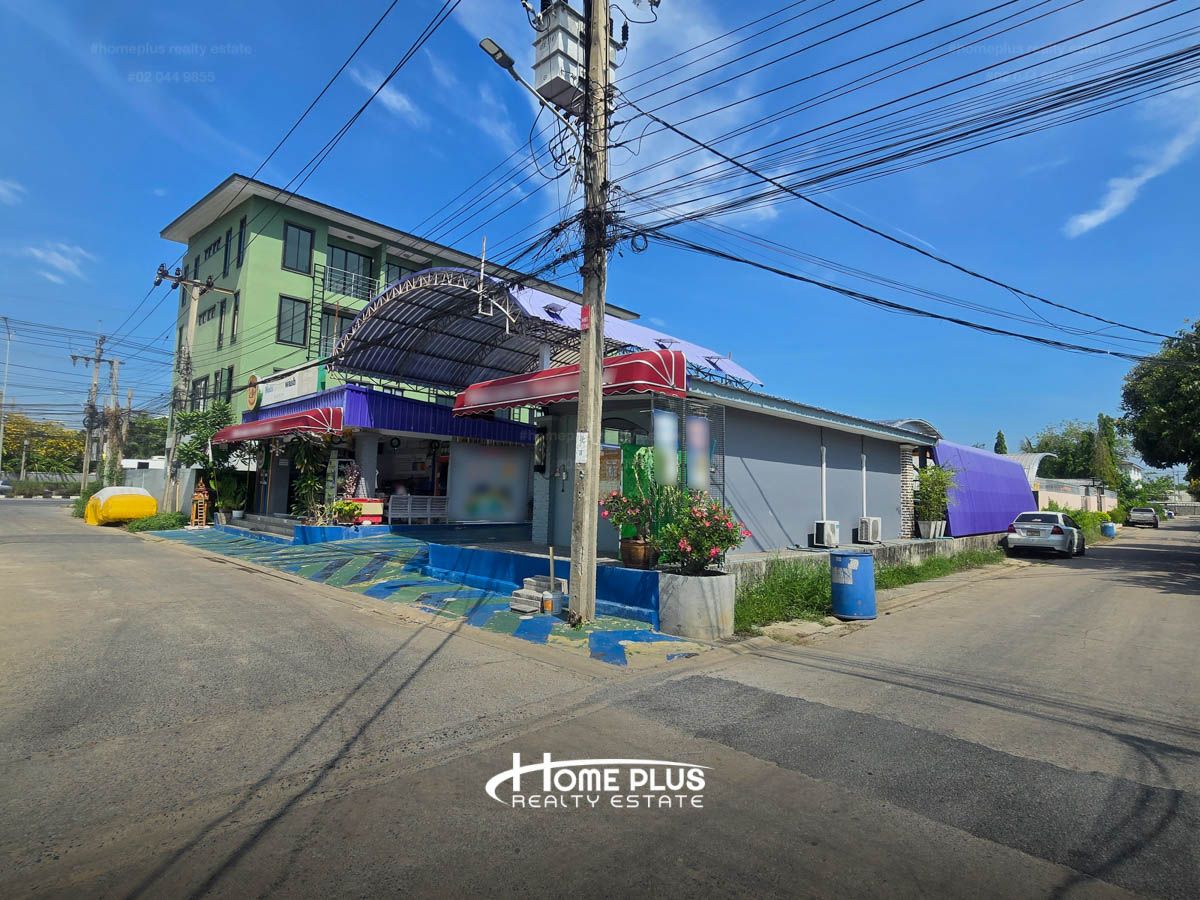 ขายร้านค้า/ตลาดนัดมีนบุรี-ร่มเกล้า : แปลงมุม ที่ดินพร้อมสิ่งปลูกสร้างและกิจการซอยนิมิตใหม่4 เนื้อที่ 133 ตารางวา