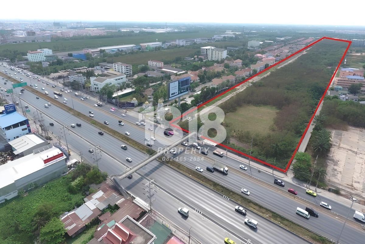 ขายที่ดินปทุมธานี รังสิต ธรรมศาสตร์ : ขายที่ดินเปล่า ติด ถนน พหลโยธินขาออก ใกล้ ม.ธรรมศาสตร์ รังสิต  เนื้อที่ 78-0-10 ไร่