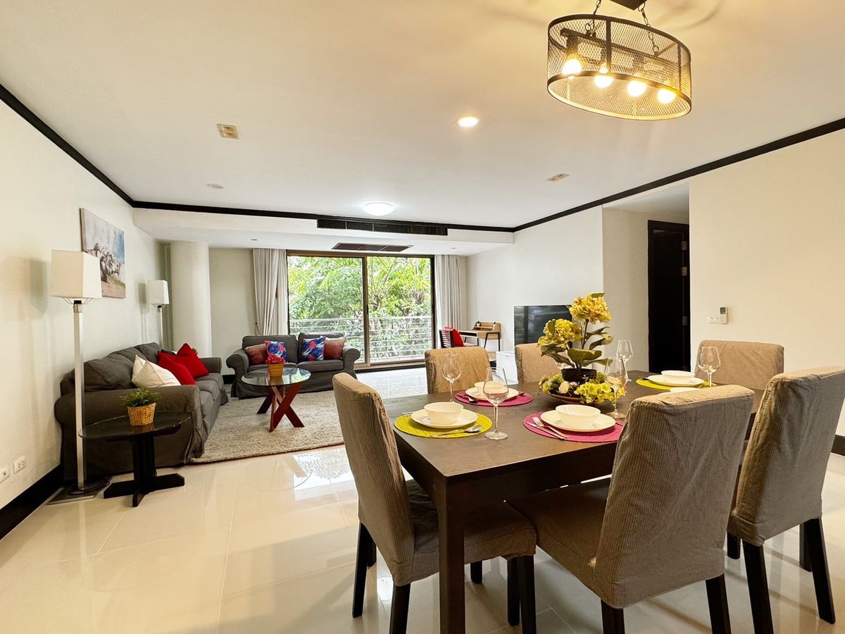 ให้เช่าคอนโดสุขุมวิท อโศก ทองหล่อ : ให้เช่า PR COURT APARTMENT(Pet Friendly) ราคา 64,000 บาท [FLr250619]