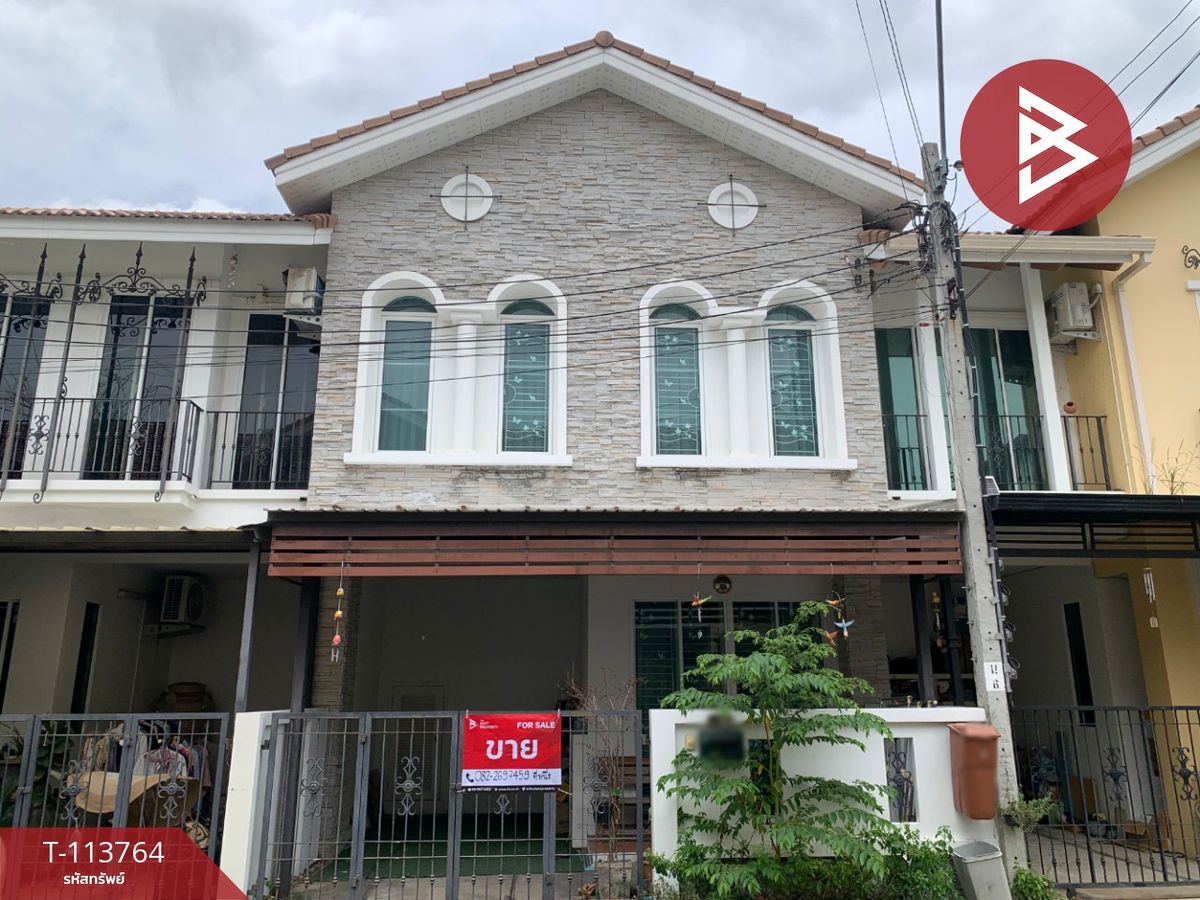 ขายทาวน์โฮมนนทบุรี บางใหญ่ บางบัวทอง : ขายทาวน์เฮ้าส์ โครงการบ้านเปี่ยมสุข ทัสคานี รัตนาธิเบศร์-งามวงศ์วาน (Baan Pieamsuk Tuscany Rattanathibet-Ngamwongwan) นนทบุรี