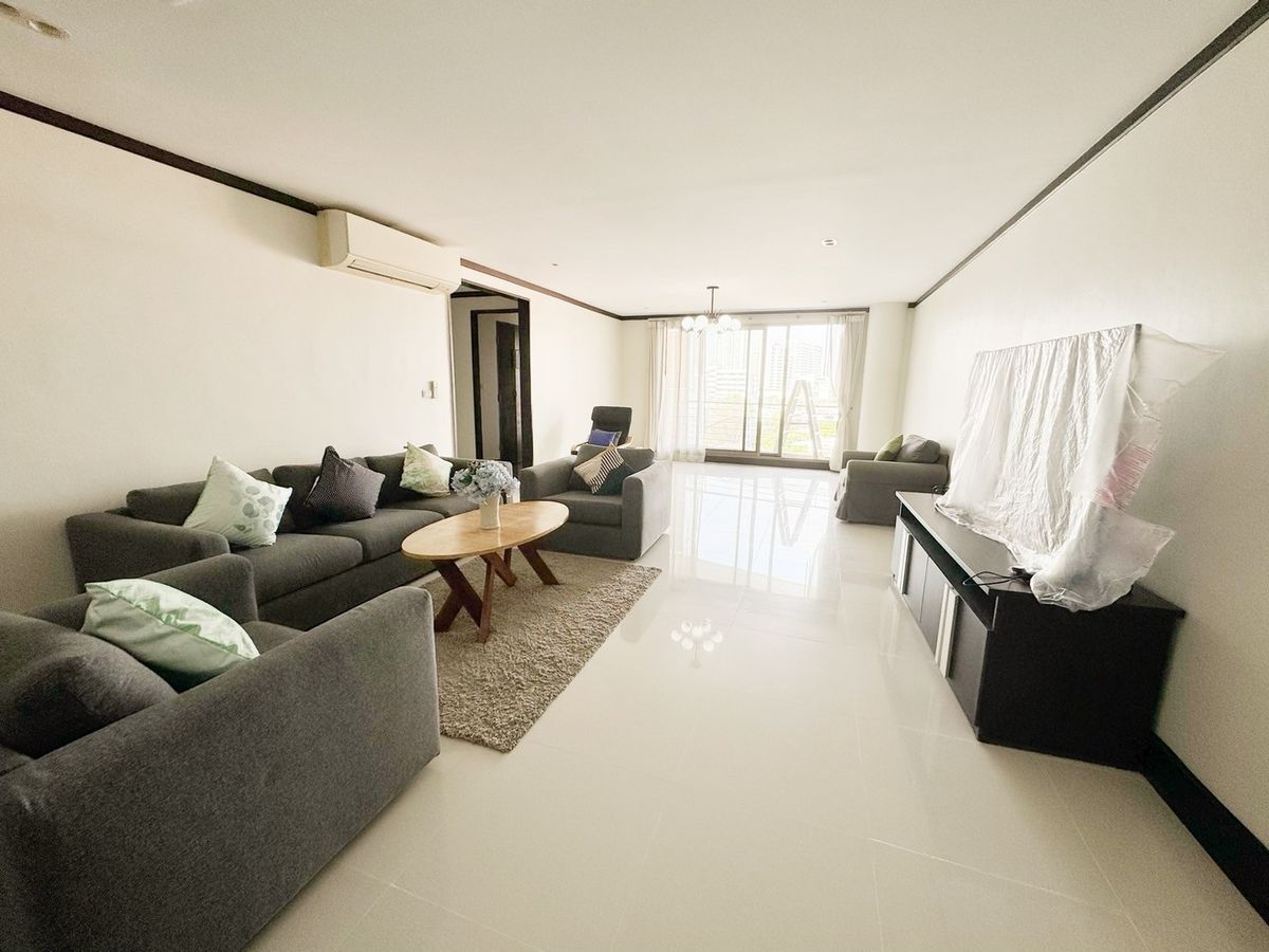 ให้เช่าคอนโดสุขุมวิท อโศก ทองหล่อ : ให้เช่า PR COURT APARTMENT(Pet Friendly) ราคา 85,000 บาท [FLr250608]